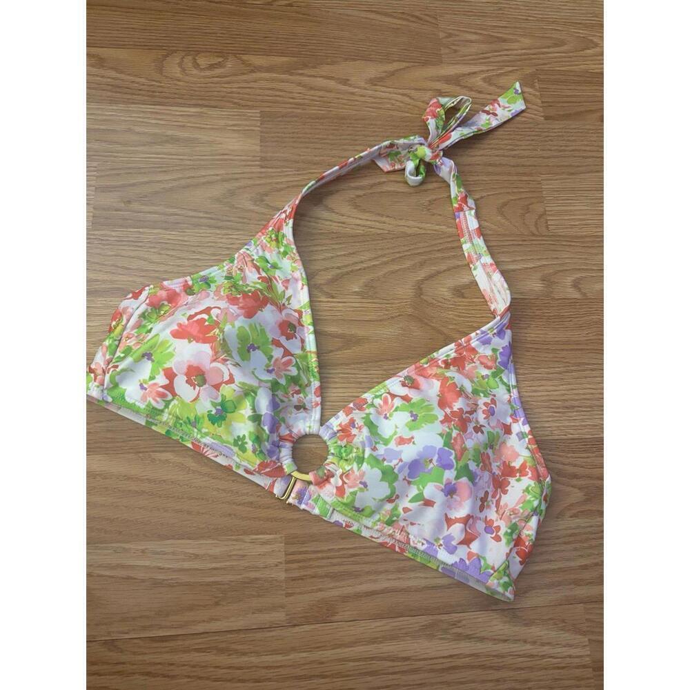 Shade & Shore Floral Bikini Top Size XL - Picture 3 of 6